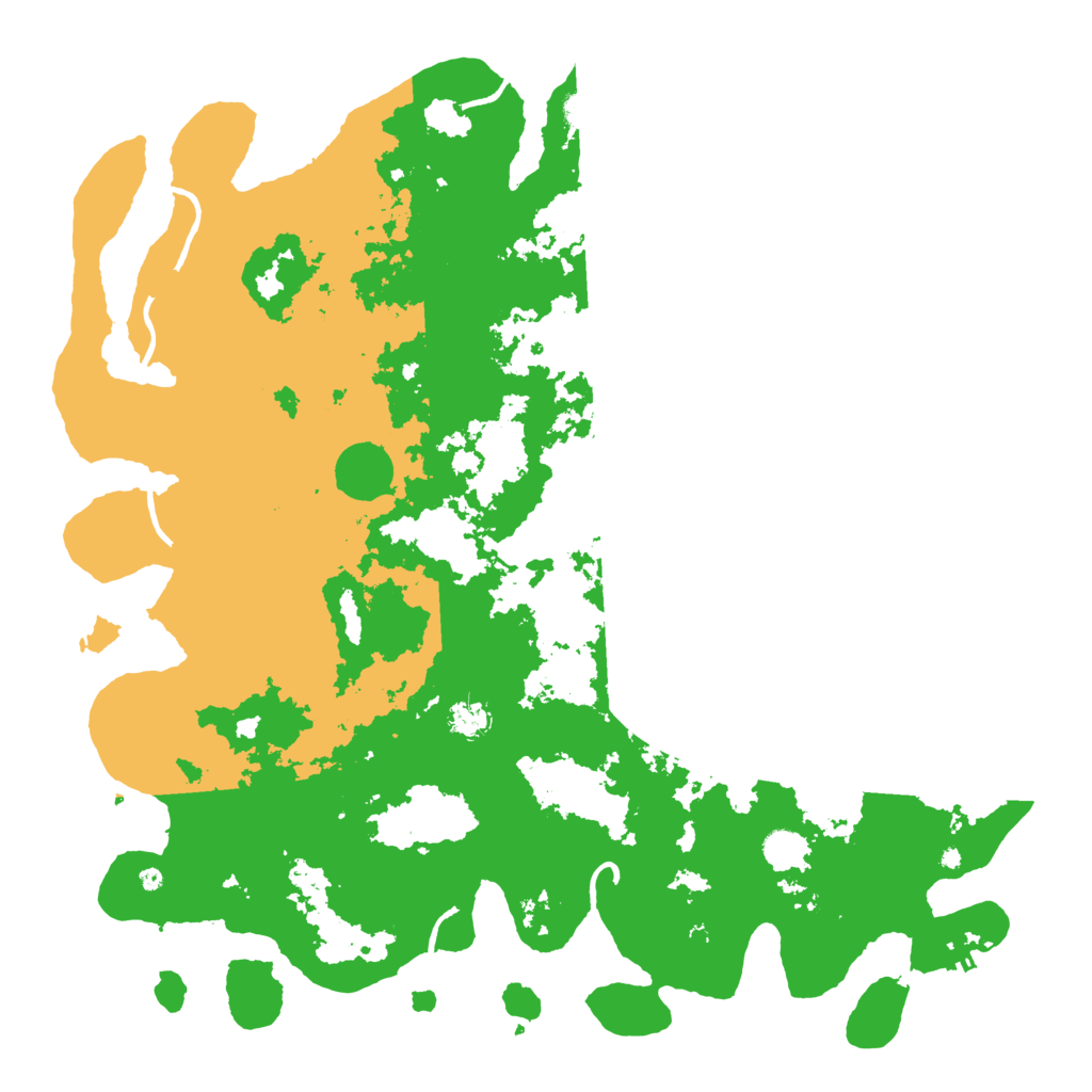 Biome Rust Map: Procedural Map, Size: 5000, Seed: 102030406