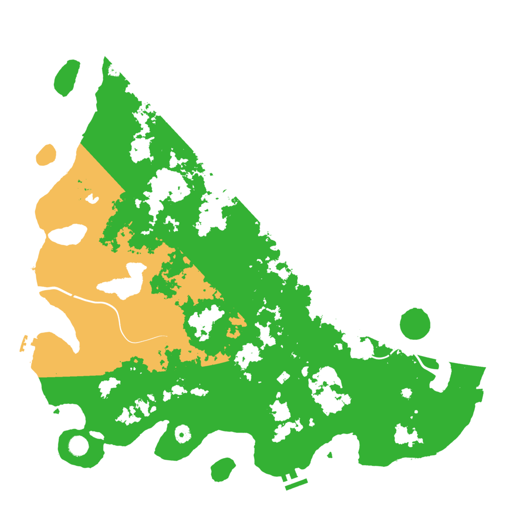 Biome Rust Map: Procedural Map, Size: 4500, Seed: 960602