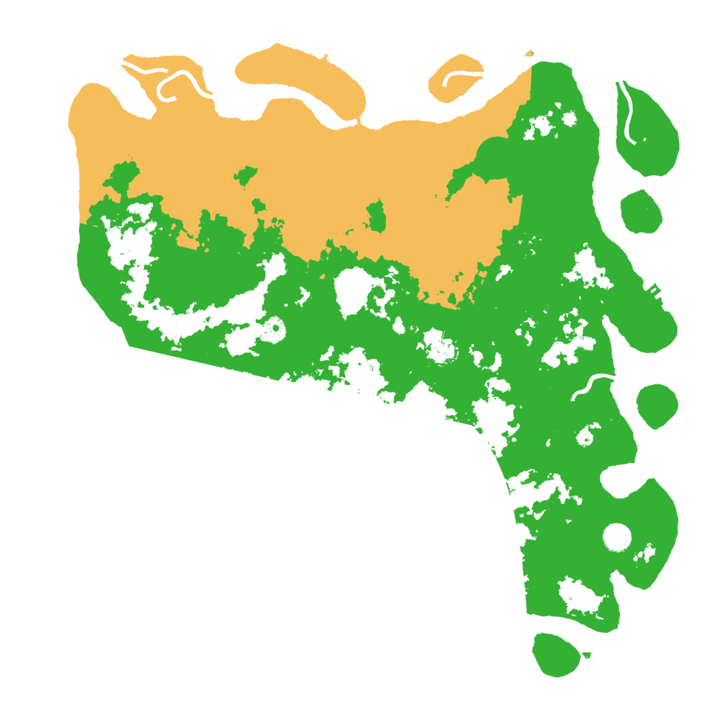 Biome Rust Map: Procedural Map, Size: 4500, Seed: 6131435