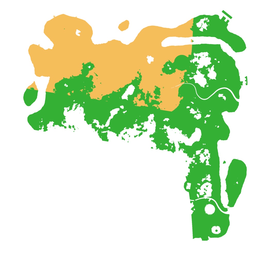 Biome Rust Map: Procedural Map, Size: 4500, Seed: 6391130
