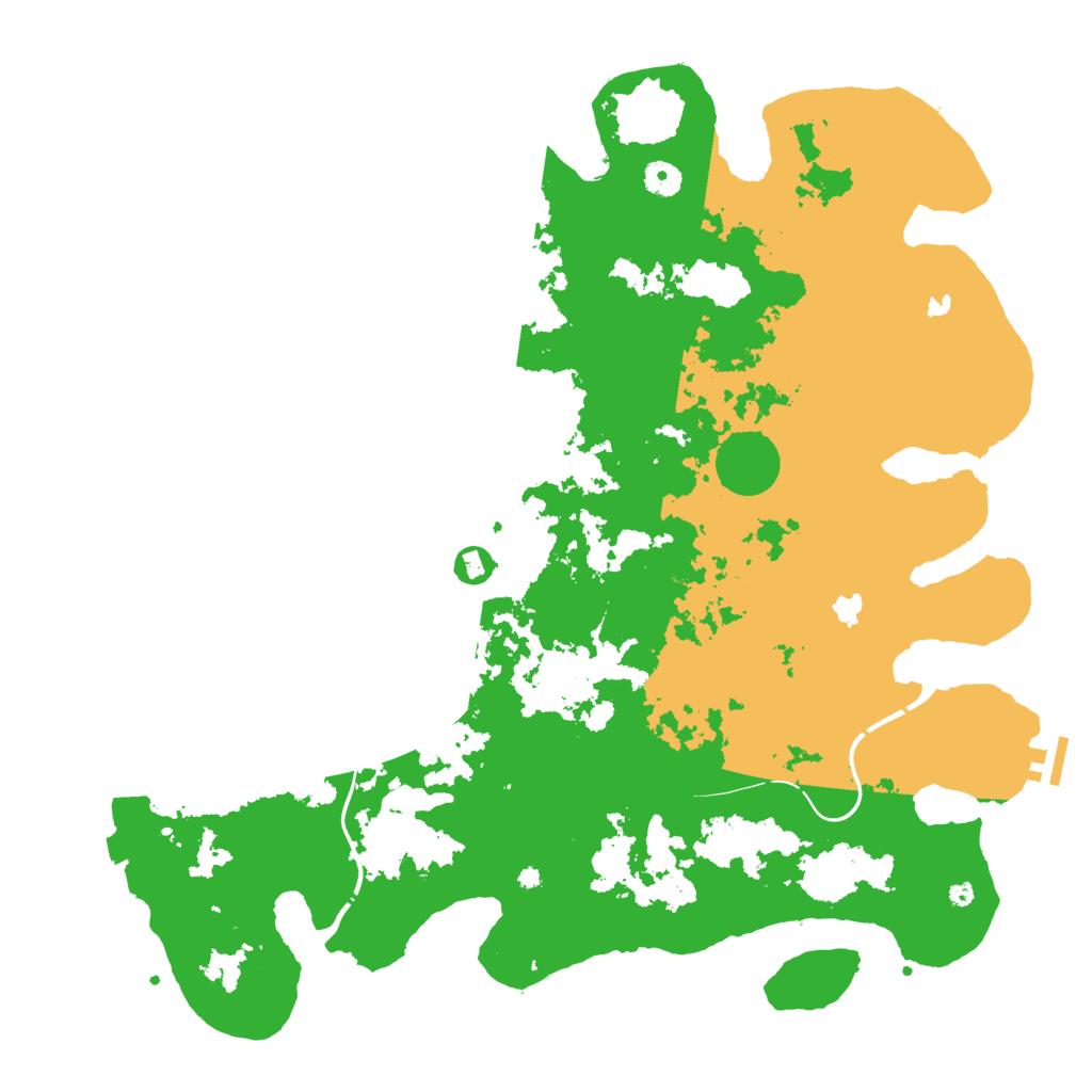 Biome Rust Map: Procedural Map, Size: 4500, Seed: 167226