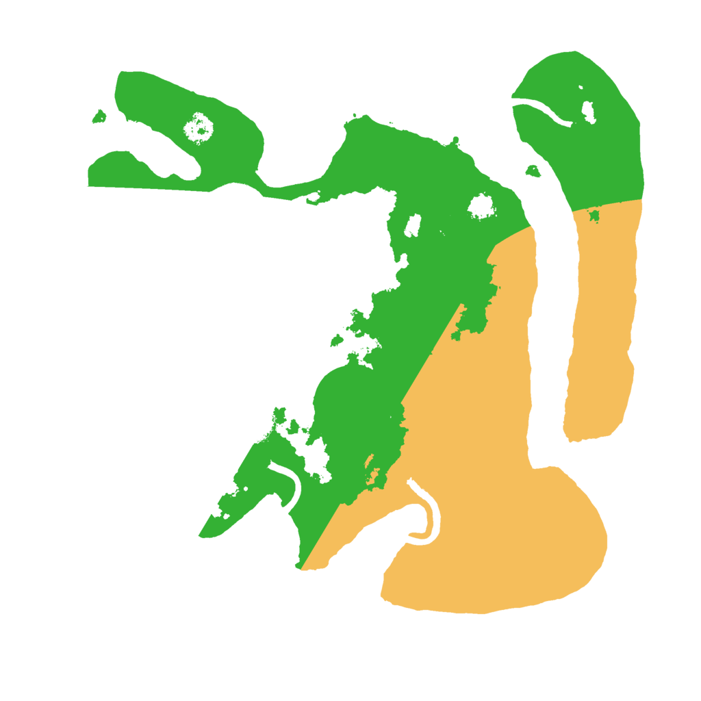 Biome Rust Map: Procedural Map, Size: 2500, Seed: 1994