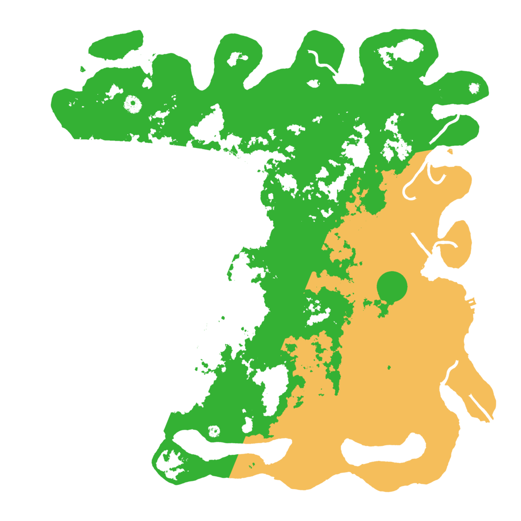 Biome Rust Map: Procedural Map, Size: 4500, Seed: 542978