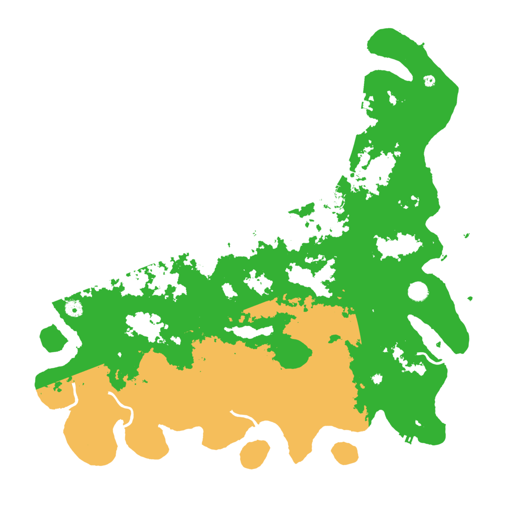Biome Rust Map: Procedural Map, Size: 4500, Seed: 3690590