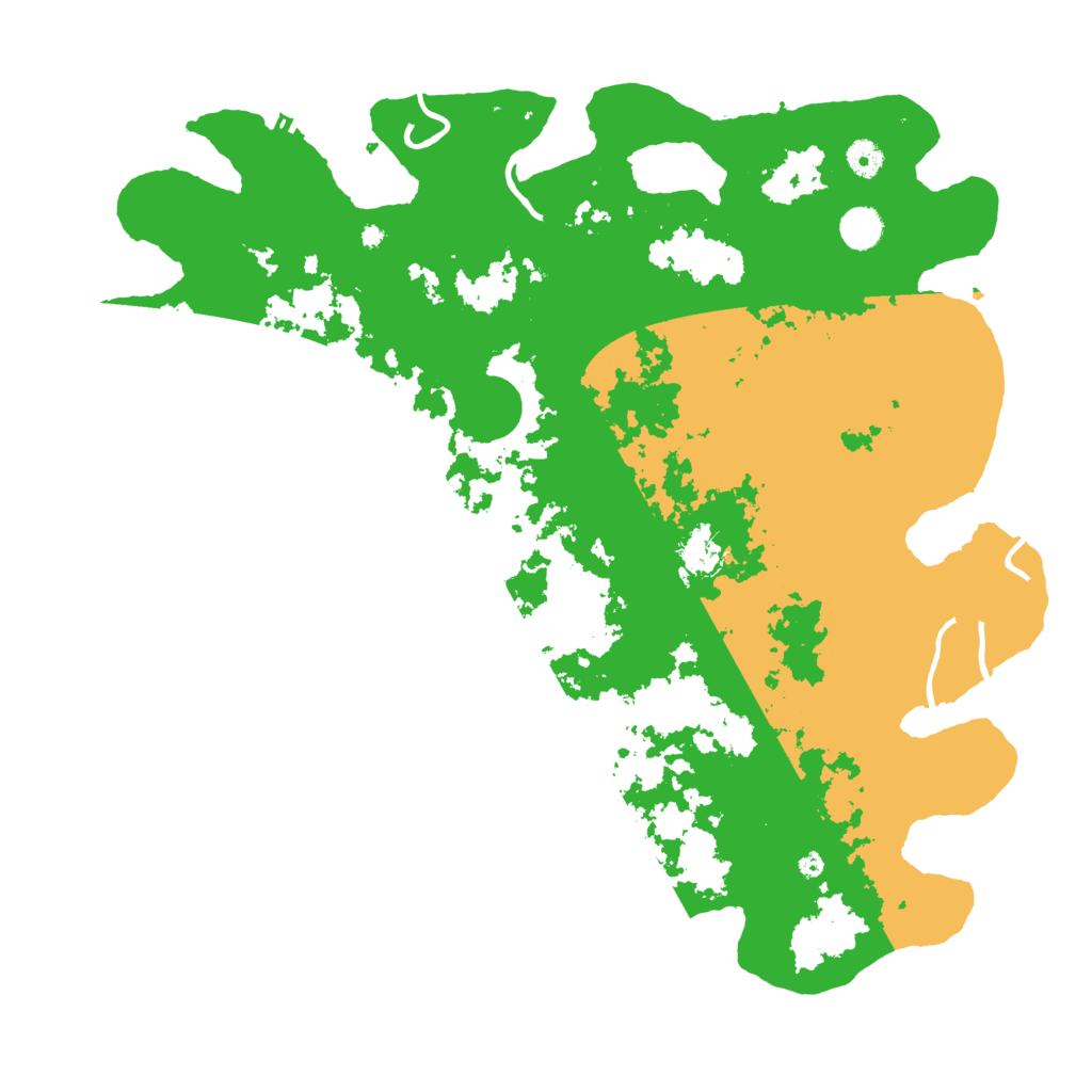 Biome Rust Map: Procedural Map, Size: 4500, Seed: 1870843