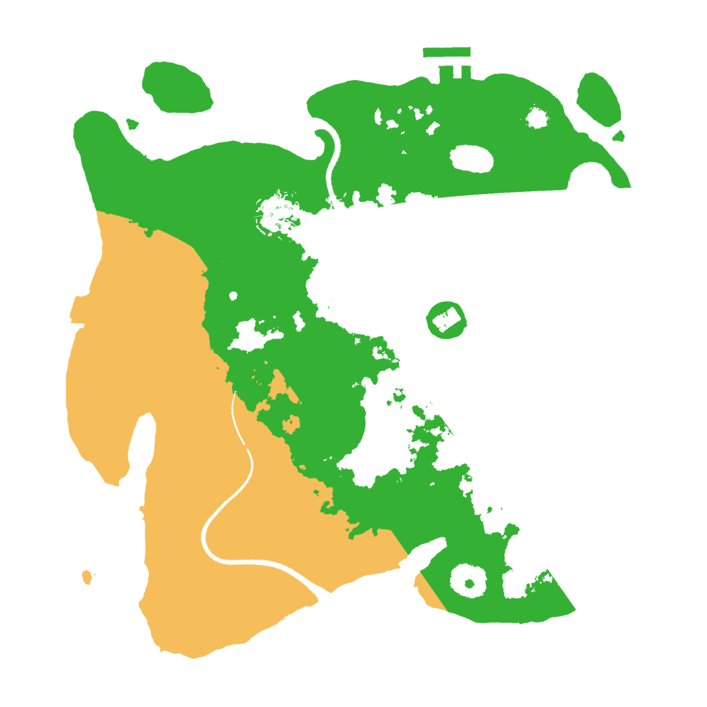 Biome Rust Map: Procedural Map, Size: 3000, Seed: 7001005