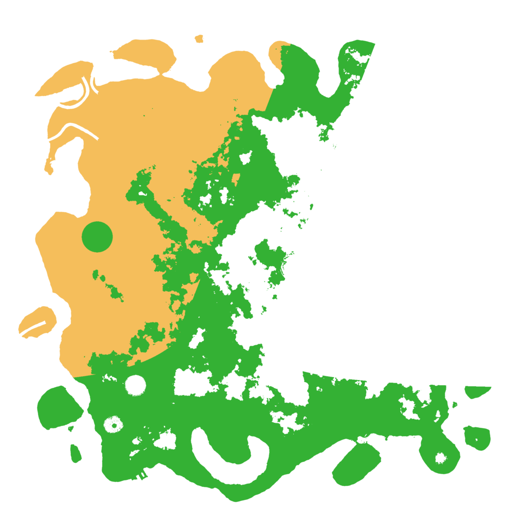 Biome Rust Map: Procedural Map, Size: 4500, Seed: 5598999