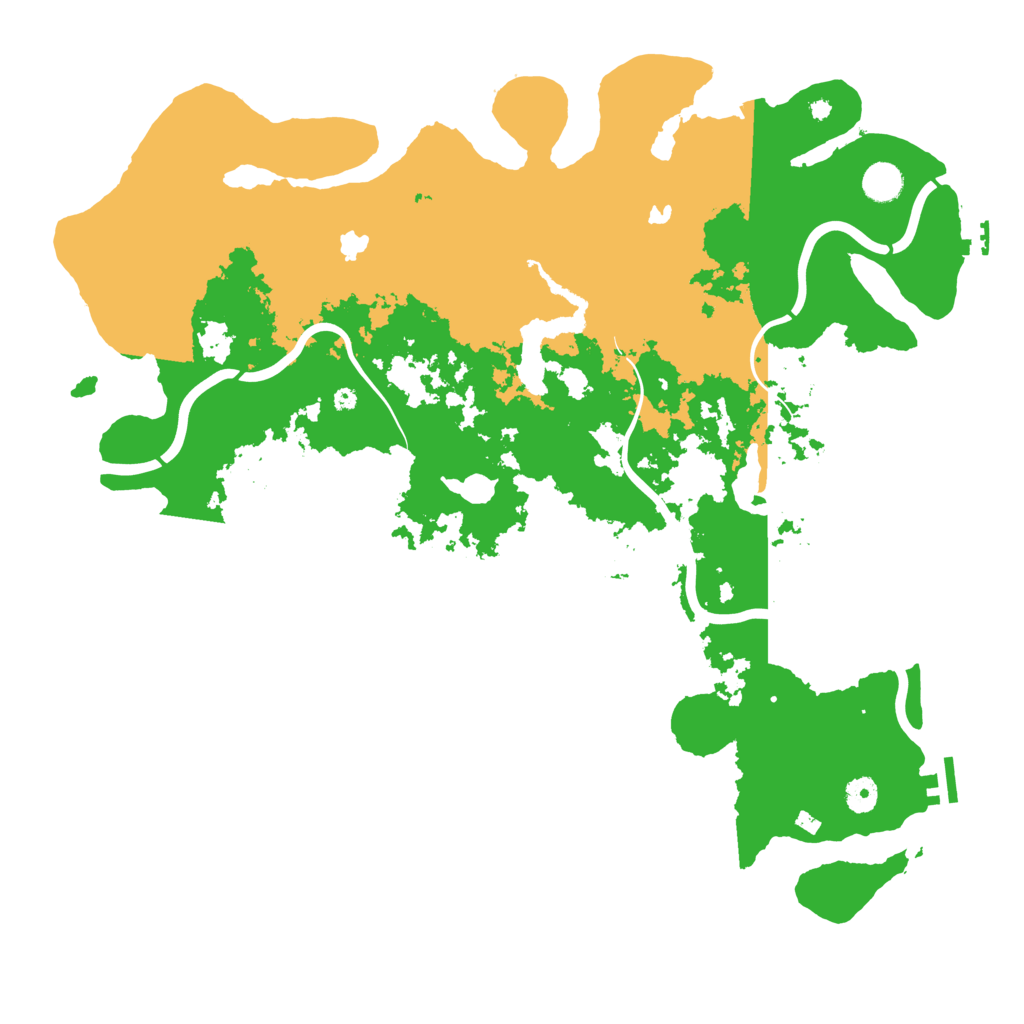 Biome Rust Map: Procedural Map, Size: 4500, Seed: 4475834