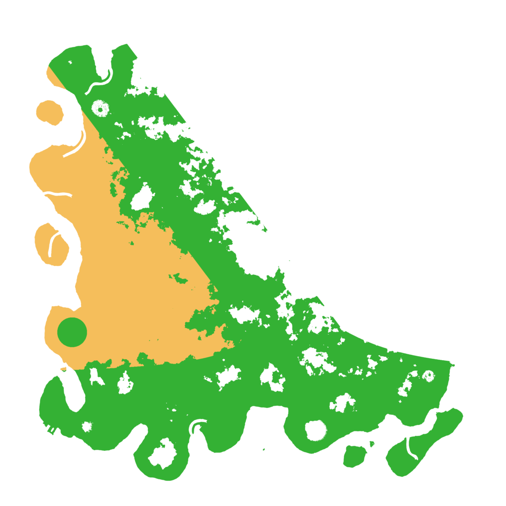 Biome Rust Map: Procedural Map, Size: 4500, Seed: 5558402