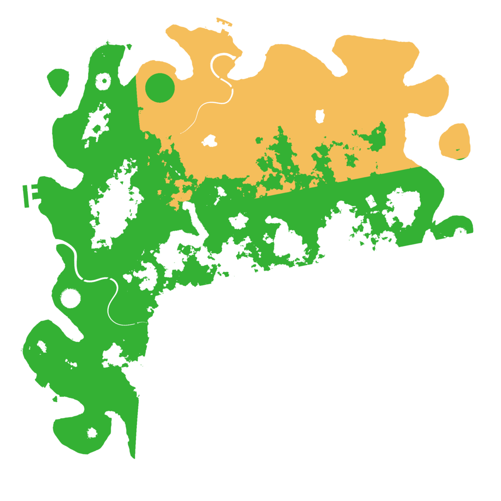 Biome Rust Map: Procedural Map, Size: 4500, Seed: 125035