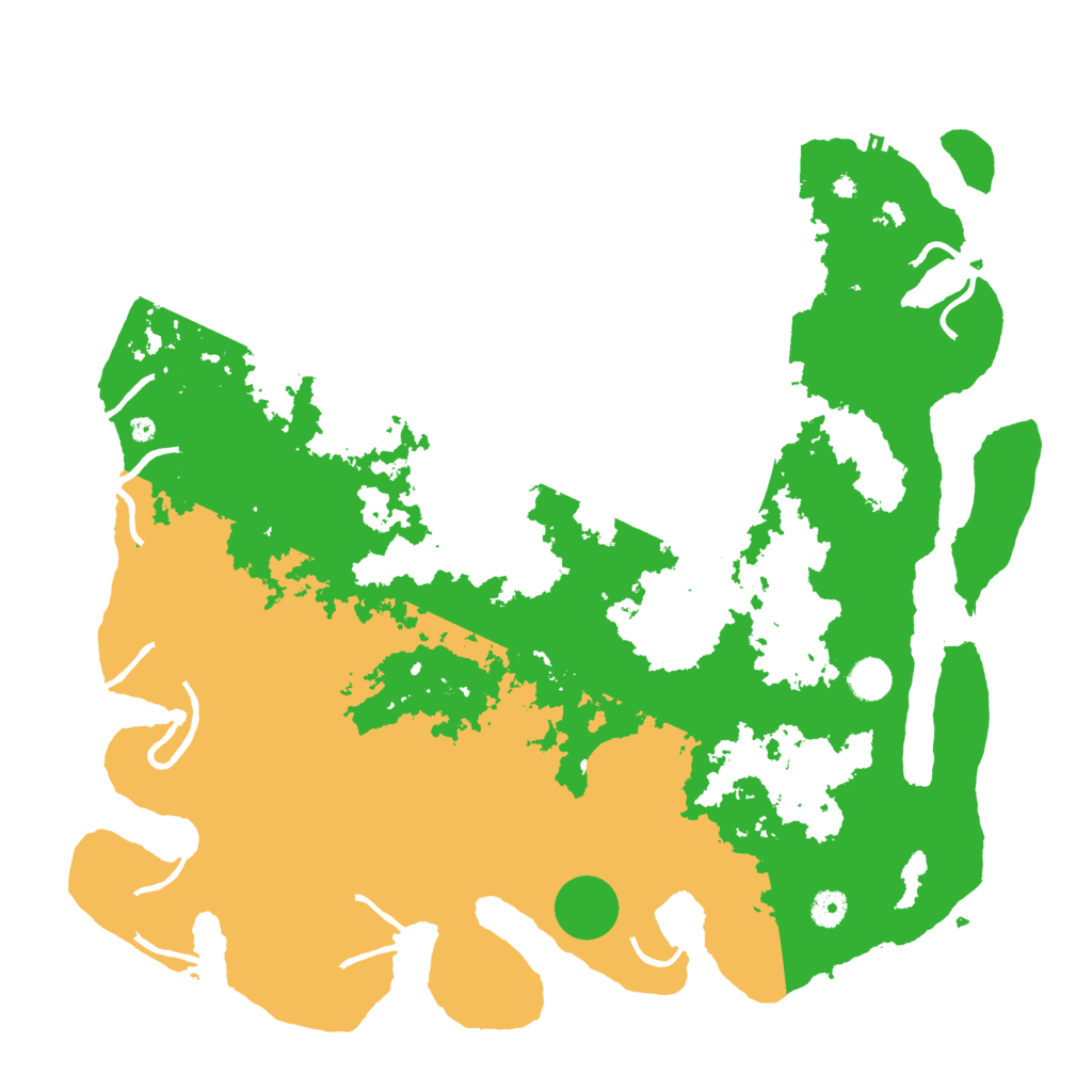 Biome Rust Map: Procedural Map, Size: 4500, Seed: 1230623