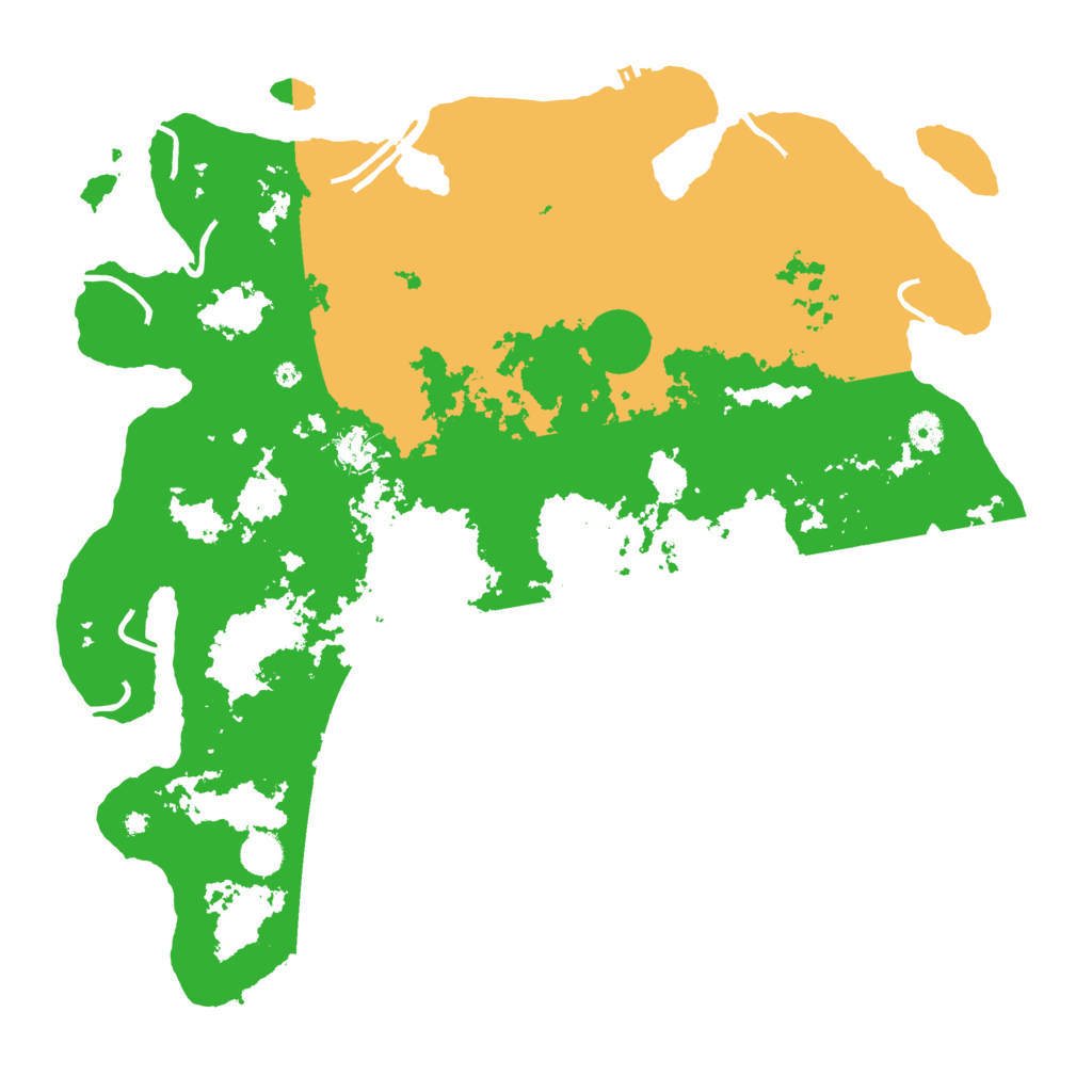 Biome Rust Map: Procedural Map, Size: 4500, Seed: 4505234