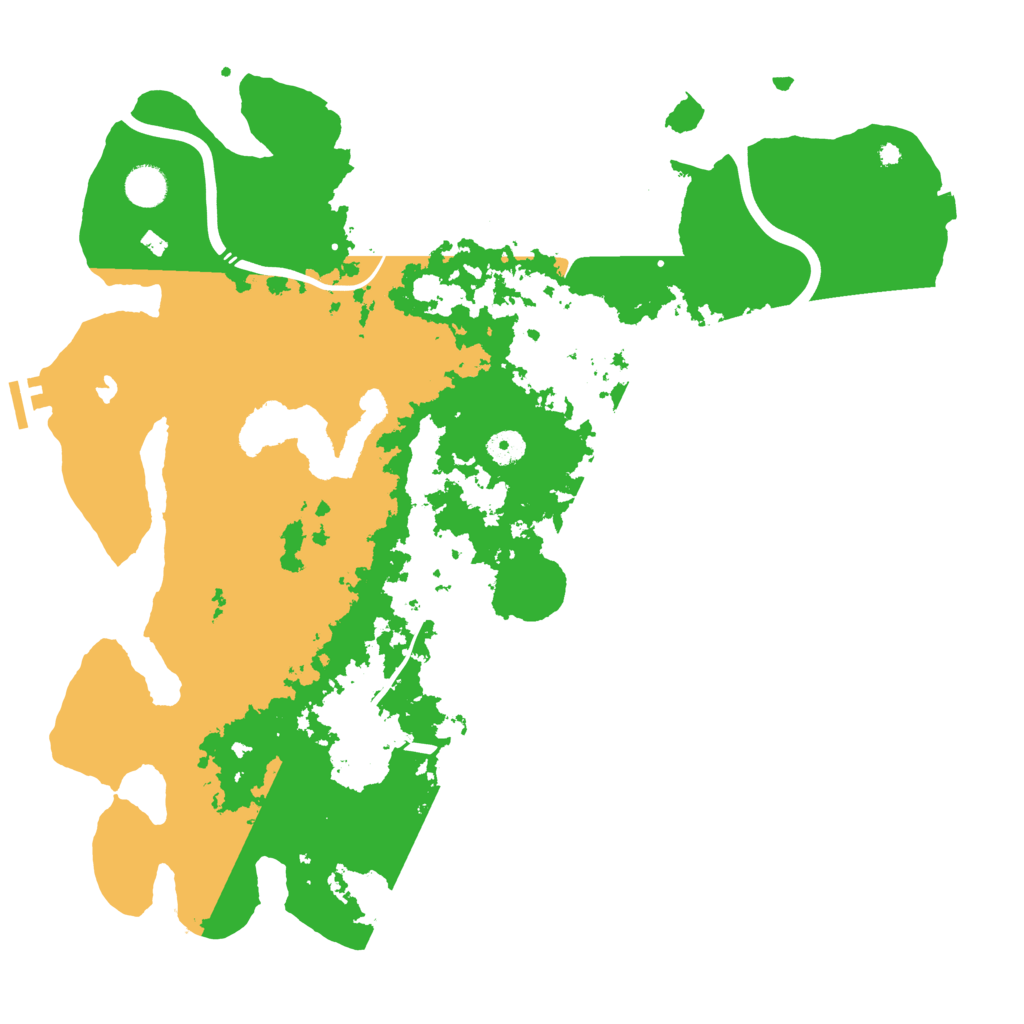 Biome Rust Map: Procedural Map, Size: 4300, Seed: 1010307359