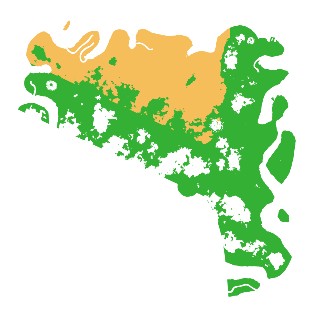 Biome Rust Map: Procedural Map, Size: 4500, Seed: 2223235