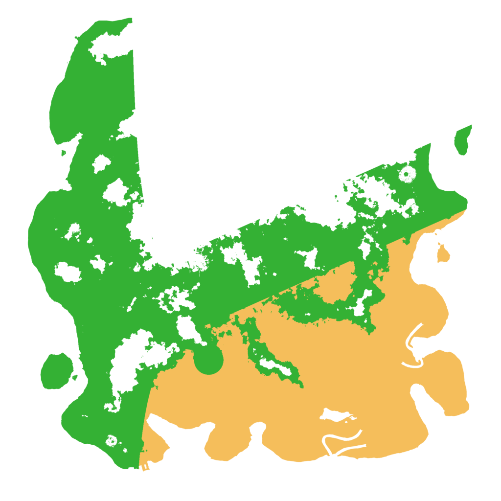 Biome Rust Map: Procedural Map, Size: 4500, Seed: 4116320