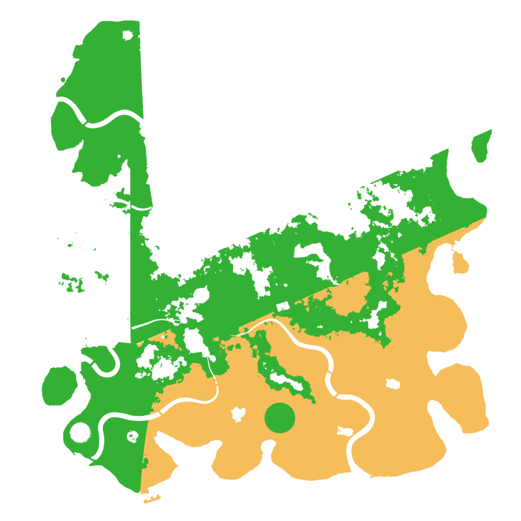 Biome Rust Map: Procedural Map, Size: 4500, Seed: 4116320