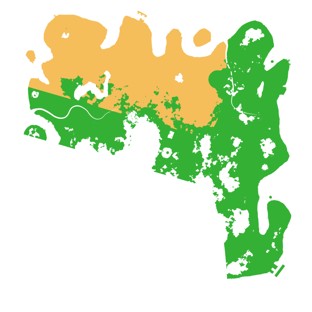Biome Rust Map: Procedural Map, Size: 4500, Seed: 272664