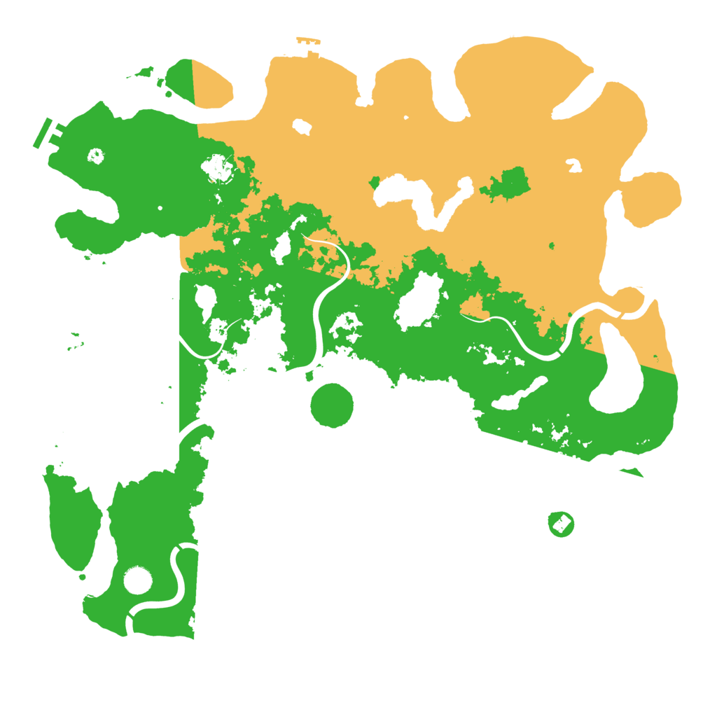 Biome Rust Map: Procedural Map, Size: 4500, Seed: 2371764