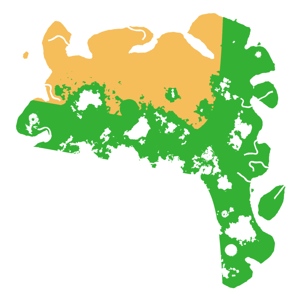 Biome Rust Map: Procedural Map, Size: 4500, Seed: 3650052