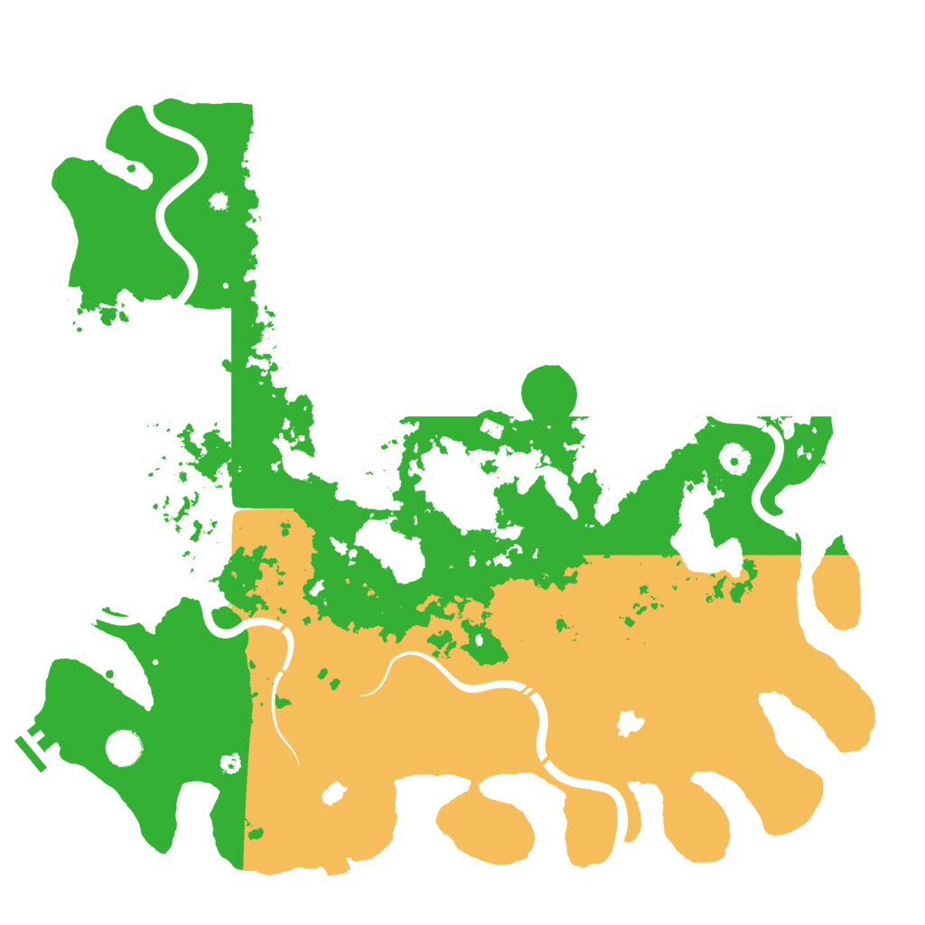 Biome Rust Map: Procedural Map, Size: 4500, Seed: 5331175
