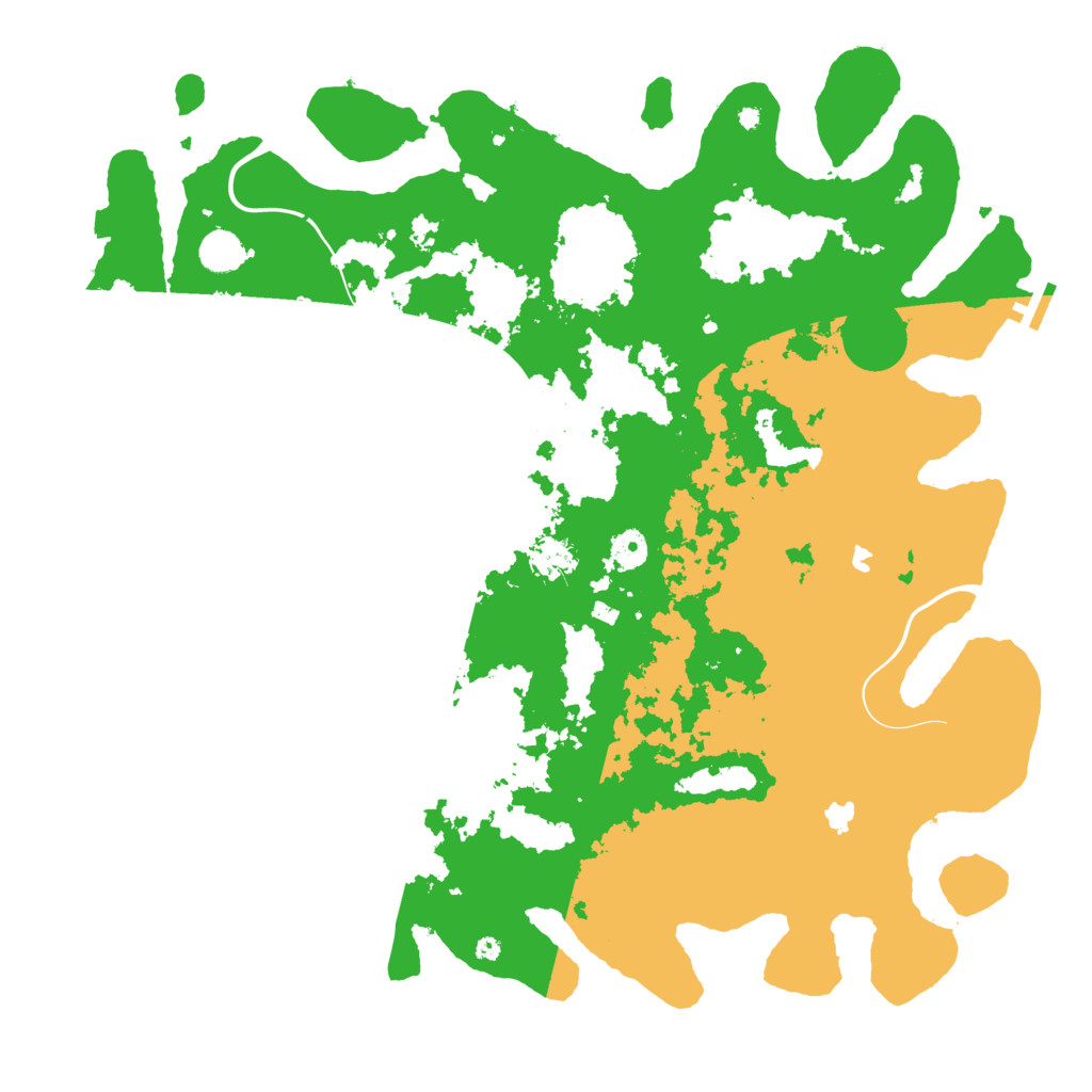 Biome Rust Map: Procedural Map, Size: 4500, Seed: 1727951