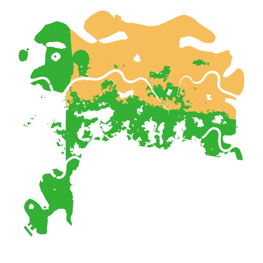 Biome Rust Map: Procedural Map, Size: 4500, Seed: 1090614