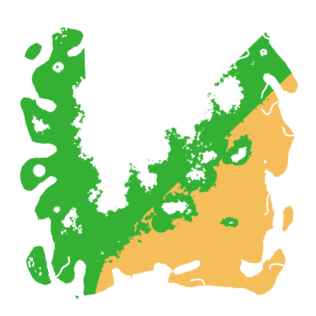 Biome Rust Map: Procedural Map, Size: 4500, Seed: 601718