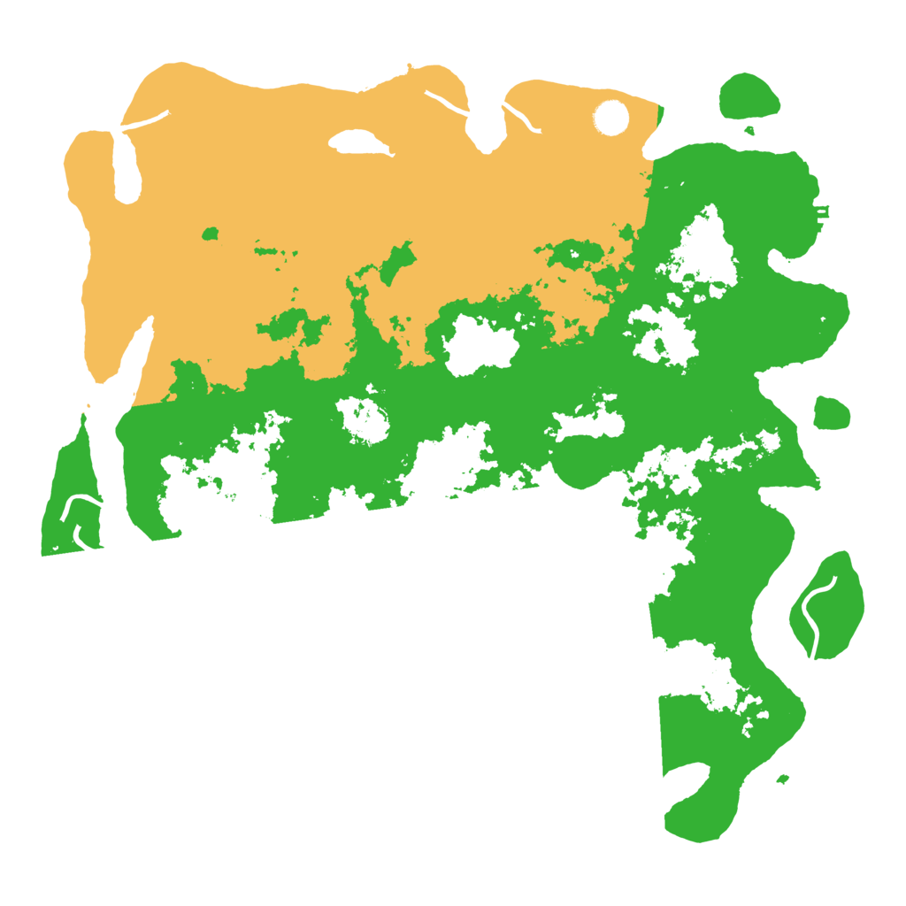 Biome Rust Map: Procedural Map, Size: 4500, Seed: 3364563