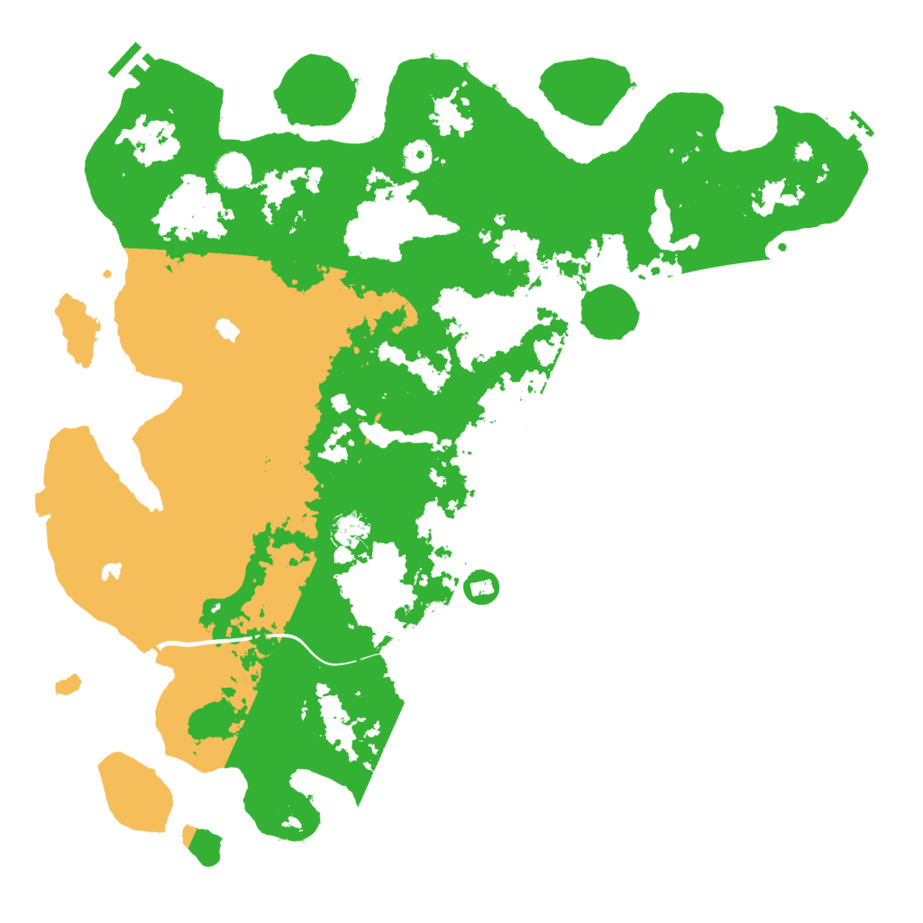 Biome Rust Map: Procedural Map, Size: 4500, Seed: 1710027