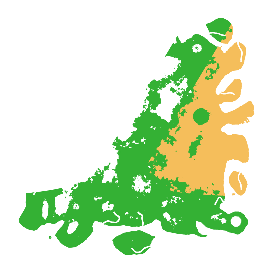 Biome Rust Map: Procedural Map, Size: 4500, Seed: 3825195