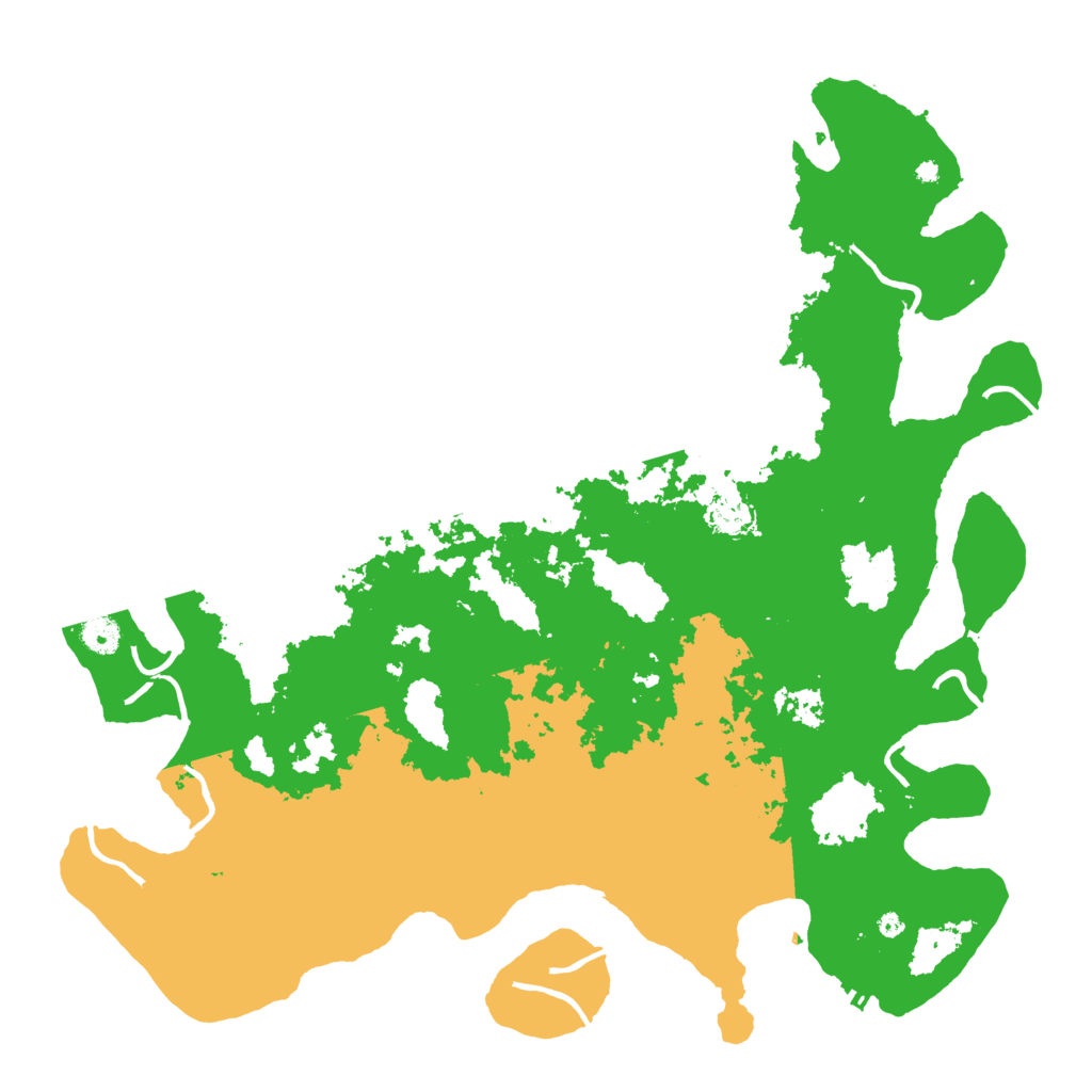 Biome Rust Map: Procedural Map, Size: 4500, Seed: 4669145