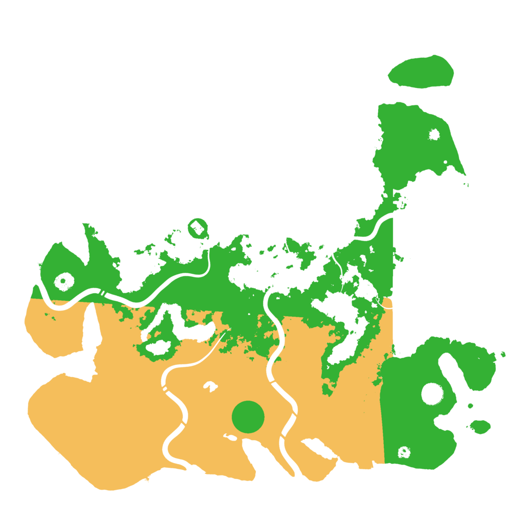 Biome Rust Map: Procedural Map, Size: 4250, Seed: 911681