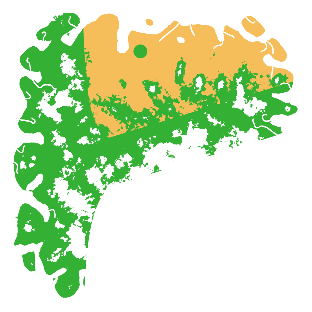 Biome Rust Map: Procedural Map, Size: 6000, Seed: 47544158