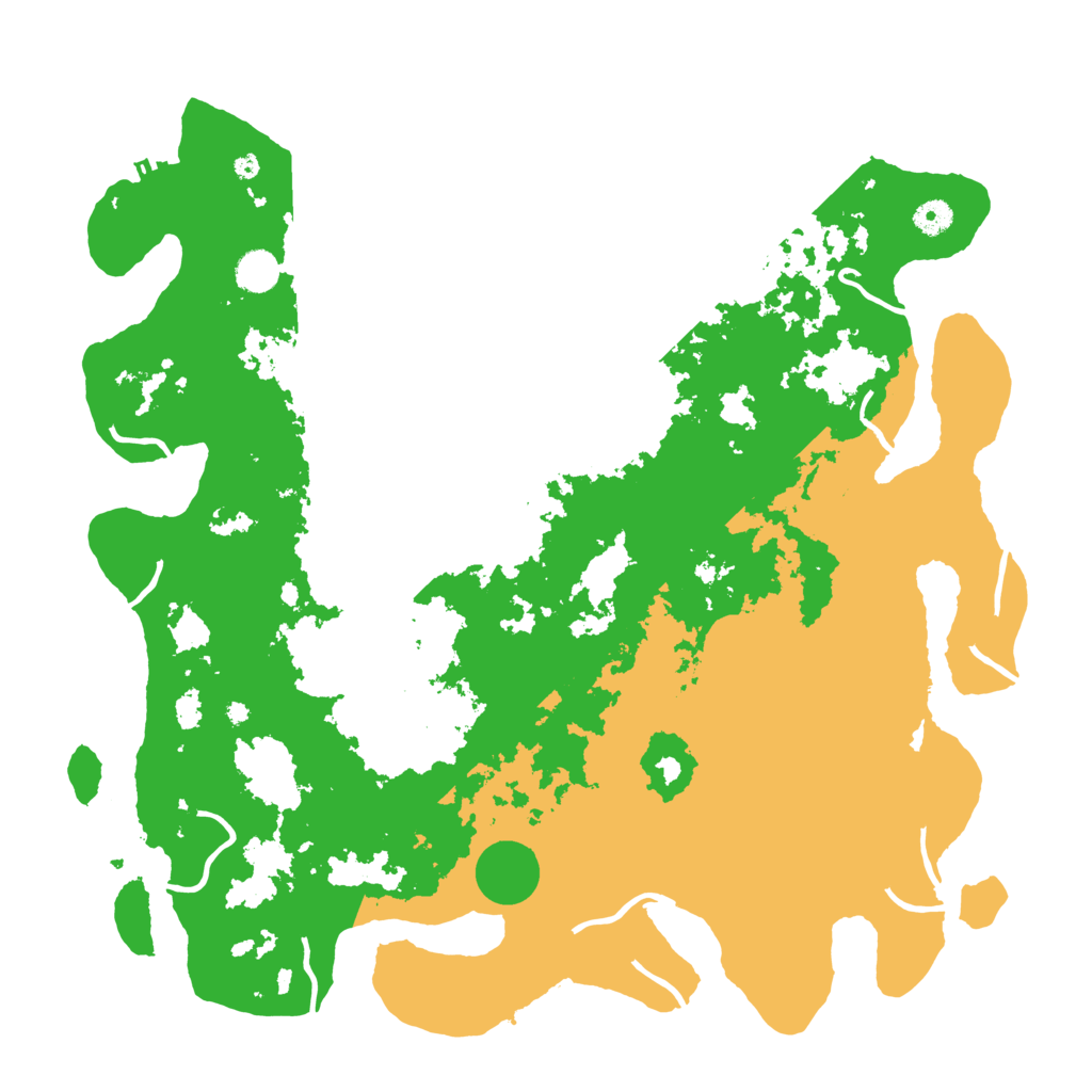 Biome Rust Map: Procedural Map, Size: 4500, Seed: 819192