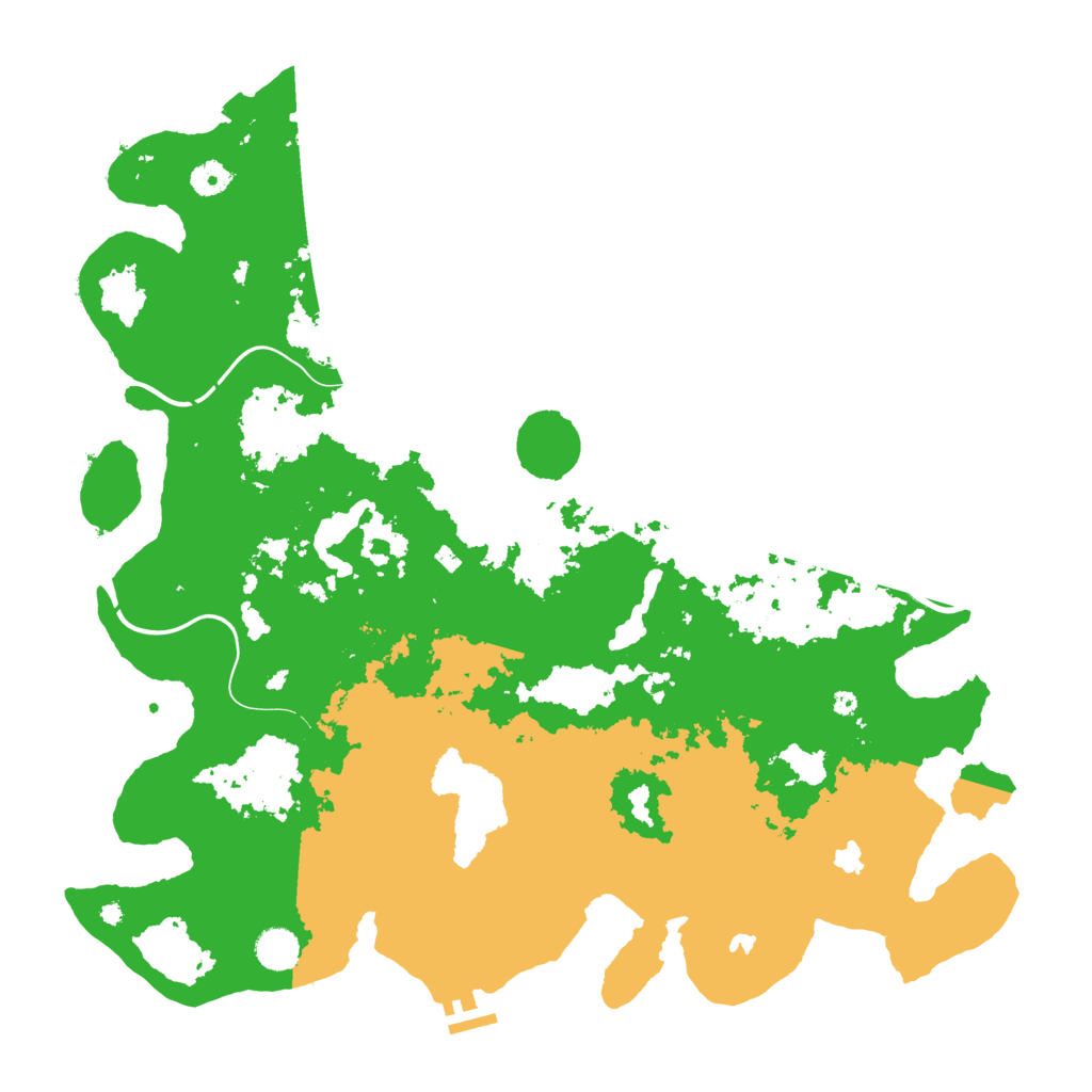 Biome Rust Map: Procedural Map, Size: 4500, Seed: 596112
