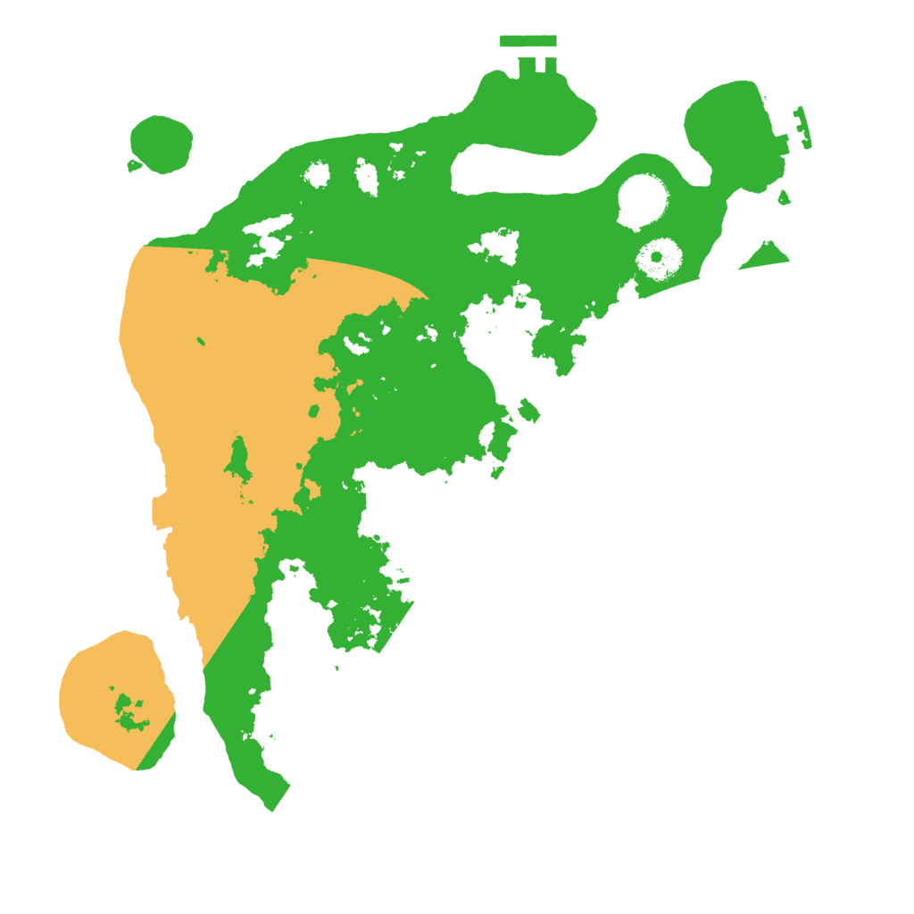 Biome Rust Map: Procedural Map, Size: 3250, Seed: 5002073