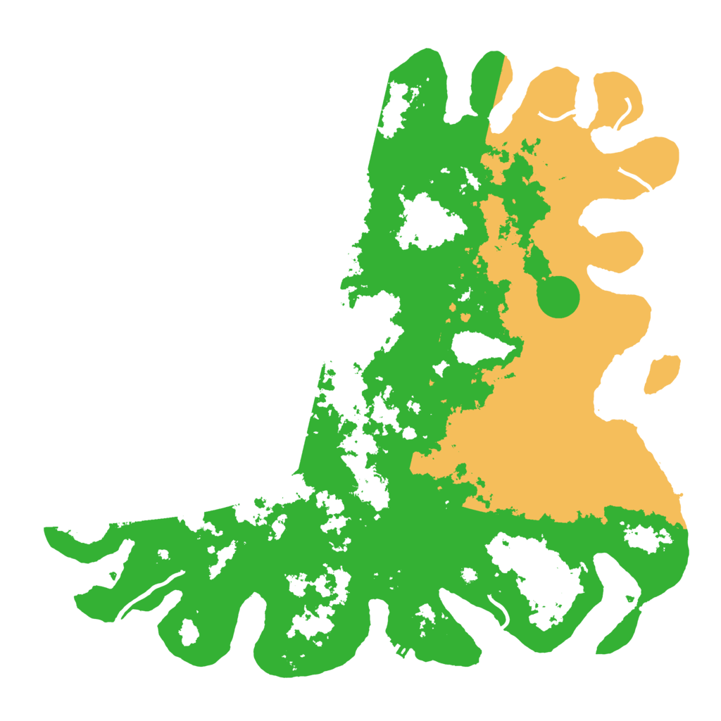 Biome Rust Map: Procedural Map, Size: 4500, Seed: 3423110