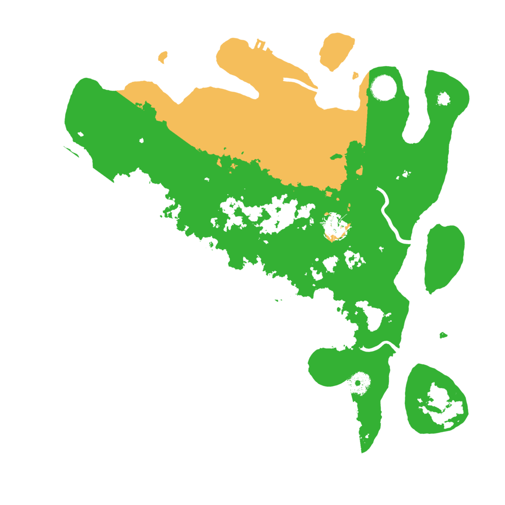 Biome Rust Map: Procedural Map, Size: 3500, Seed: 721790081