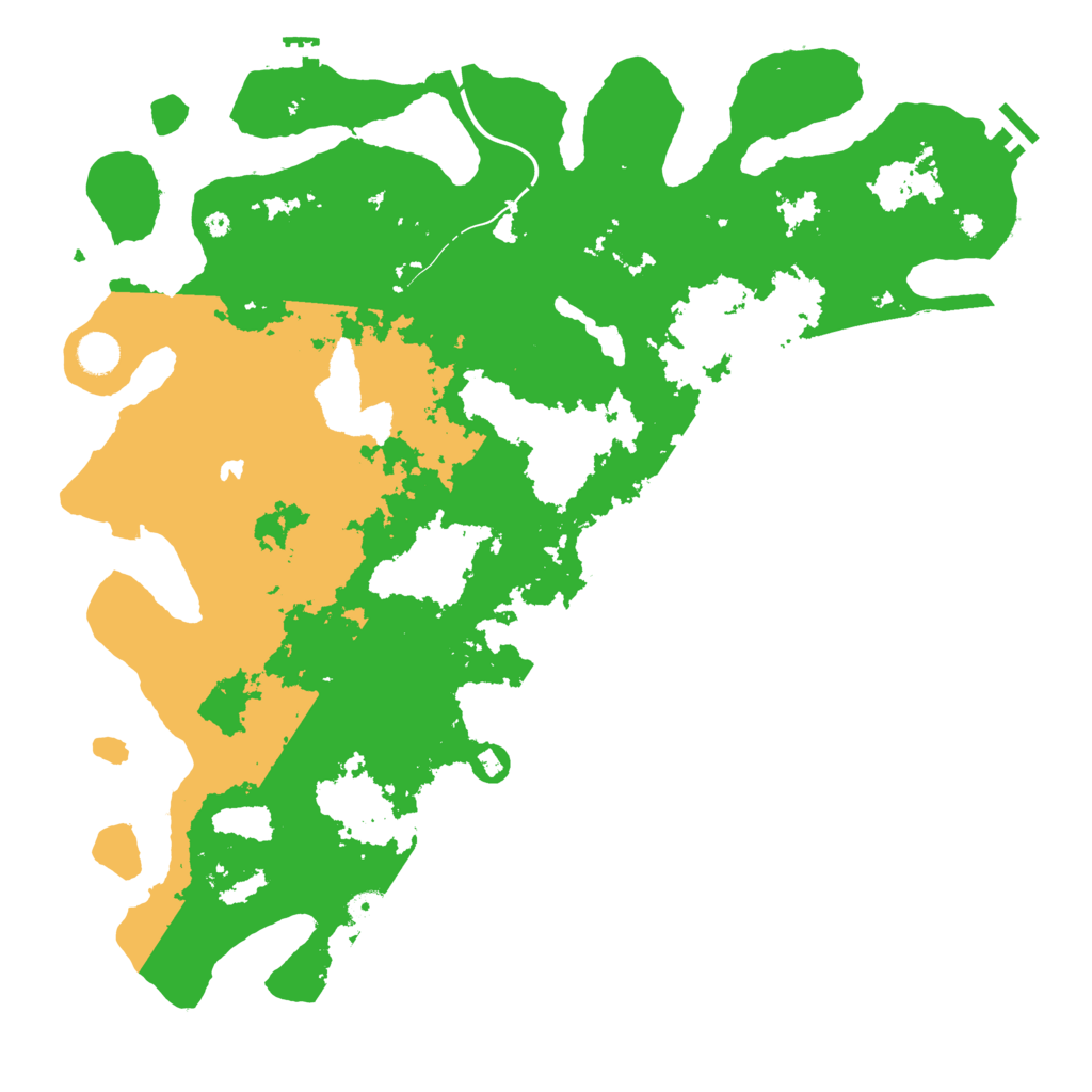 Biome Rust Map: Procedural Map, Size: 4500, Seed: 330752