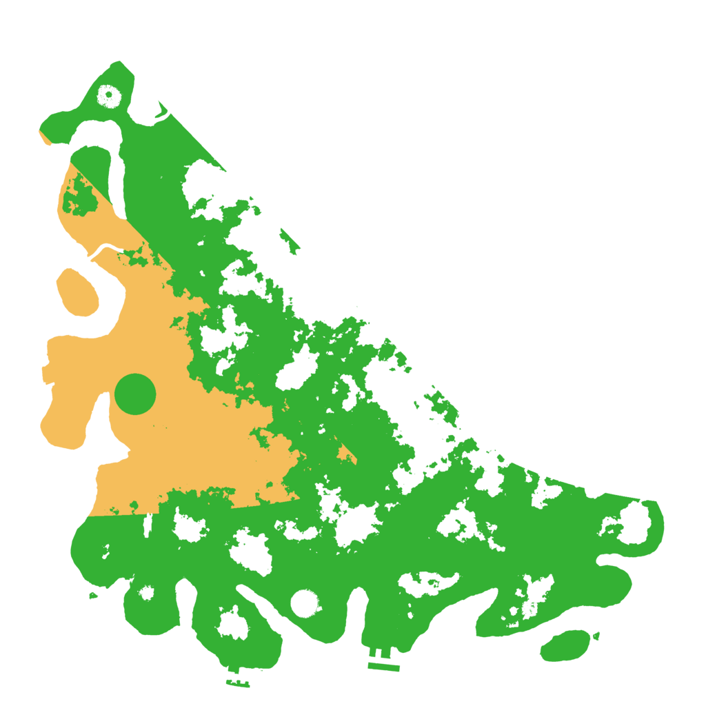 Biome Rust Map: Procedural Map, Size: 4500, Seed: 4105381