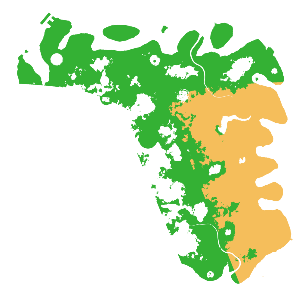 Biome Rust Map: Procedural Map, Size: 4500, Seed: 2635594