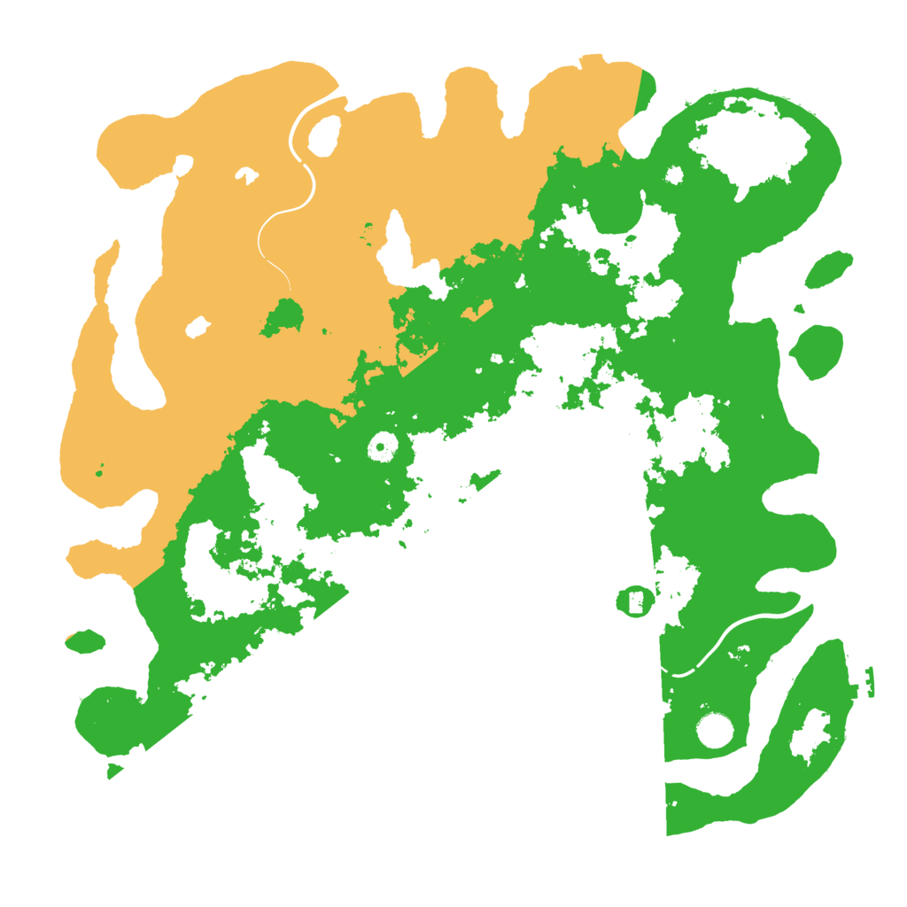 Biome Rust Map: Procedural Map, Size: 4500, Seed: 257120