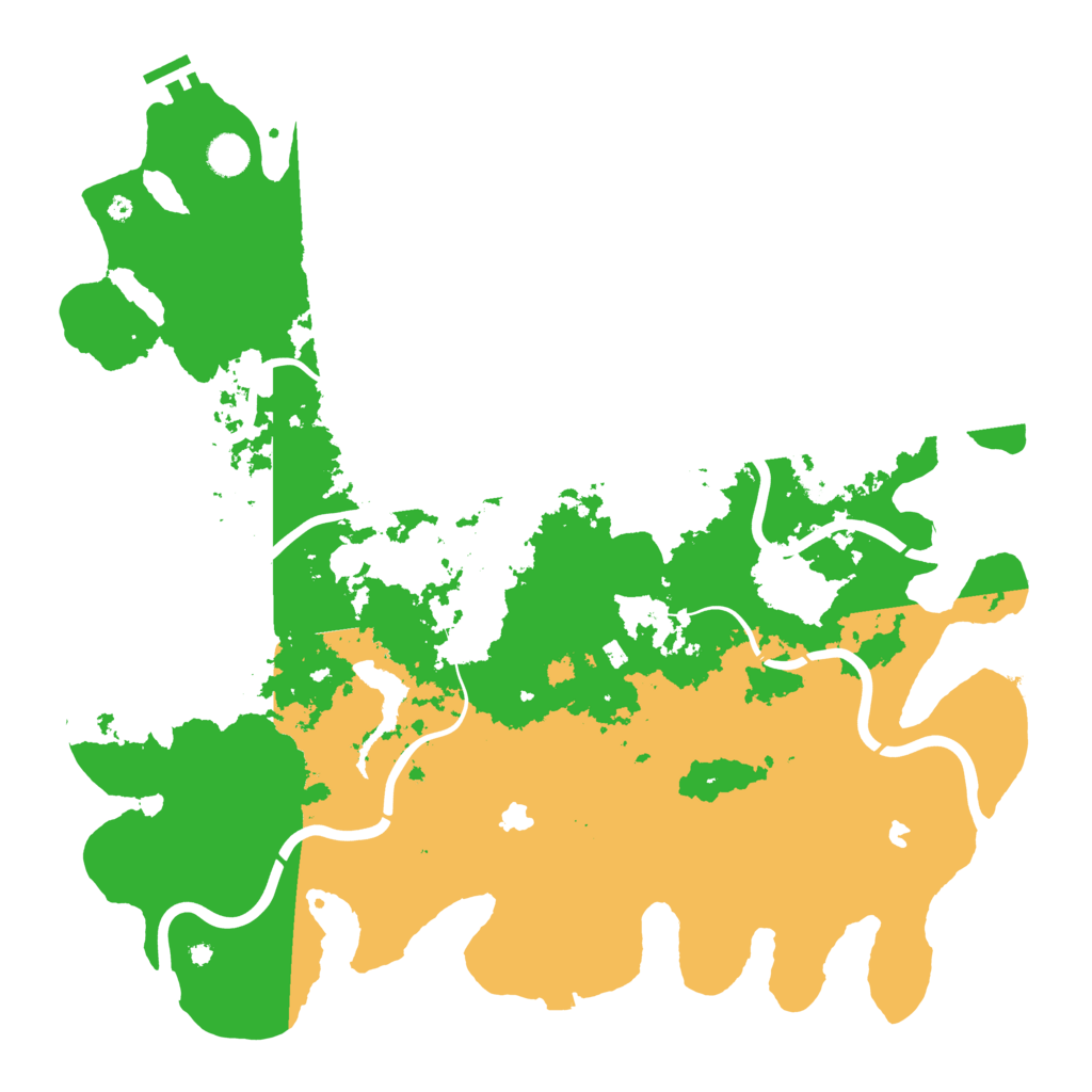 Biome Rust Map: Procedural Map, Size: 4500, Seed: 613426