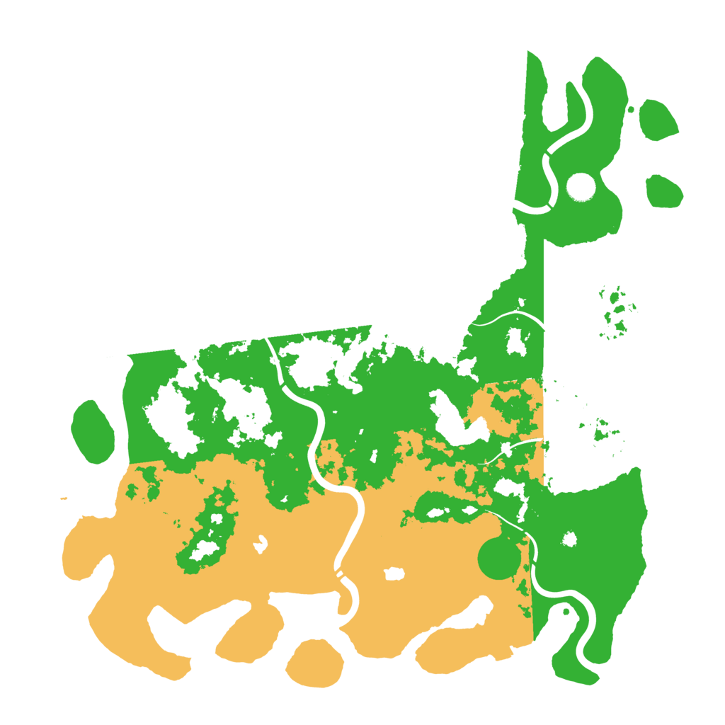 Biome Rust Map: Procedural Map, Size: 4500, Seed: 2587528