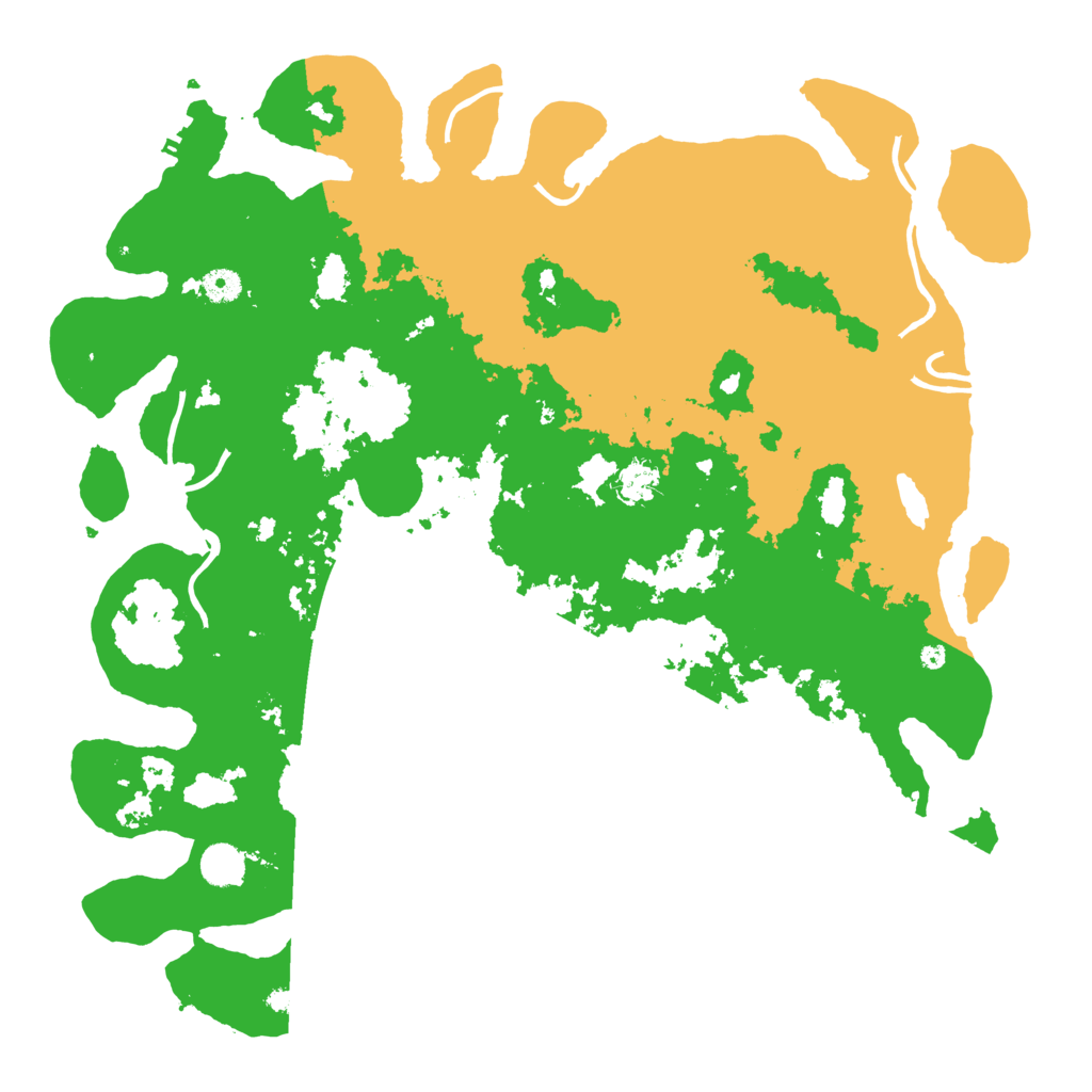 Biome Rust Map: Procedural Map, Size: 4500, Seed: 4884774