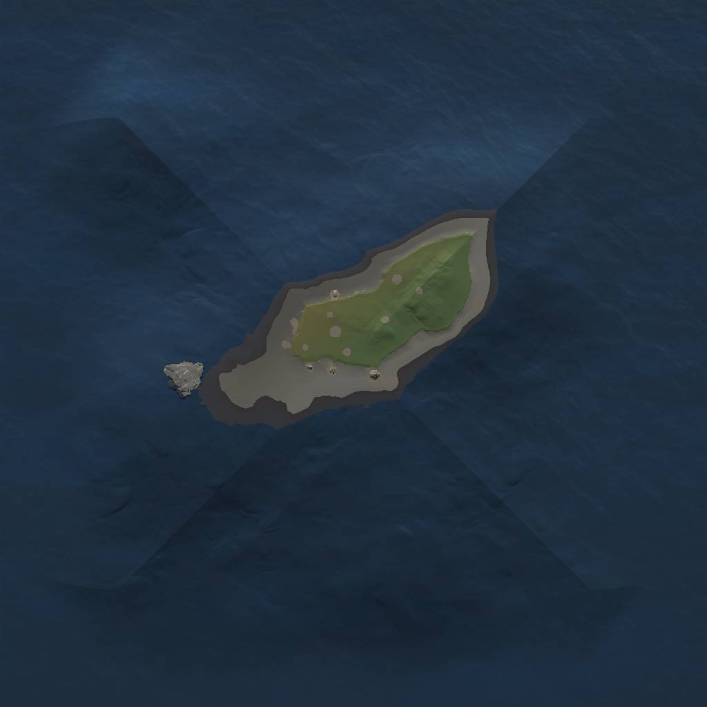 Rust Map: Procedural Map, Size: 1005, Seed: 2051776900, 3 Monuments