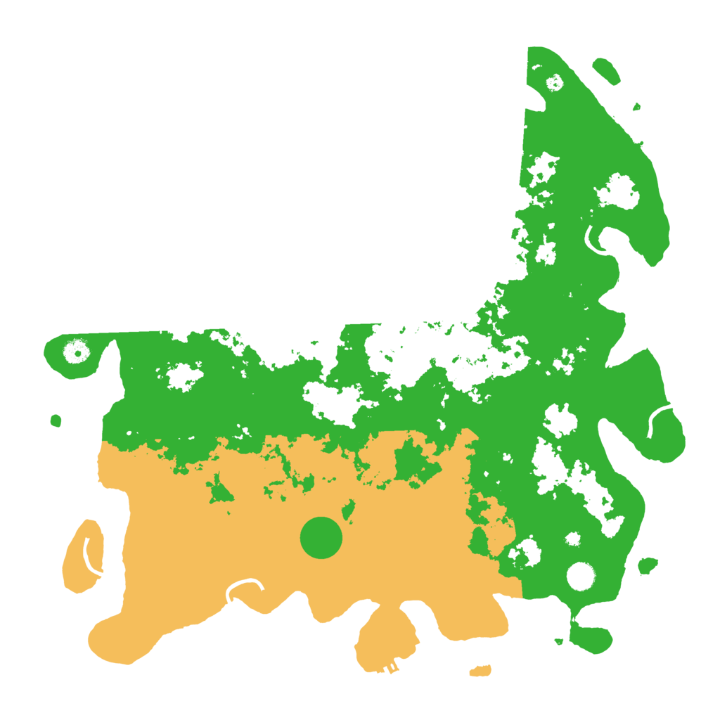 Biome Rust Map: Procedural Map, Size: 4500, Seed: 2575155