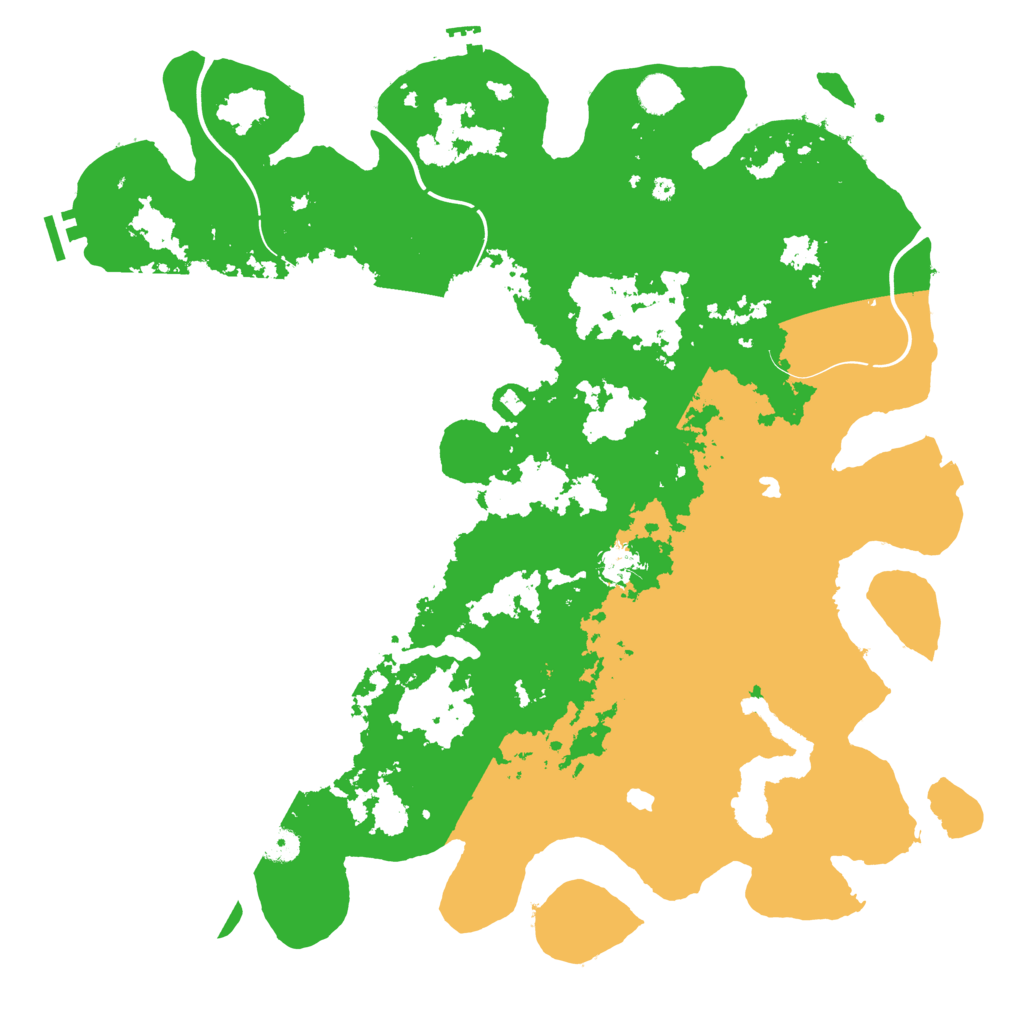 Biome Rust Map: Procedural Map, Size: 4500, Seed: 3363267