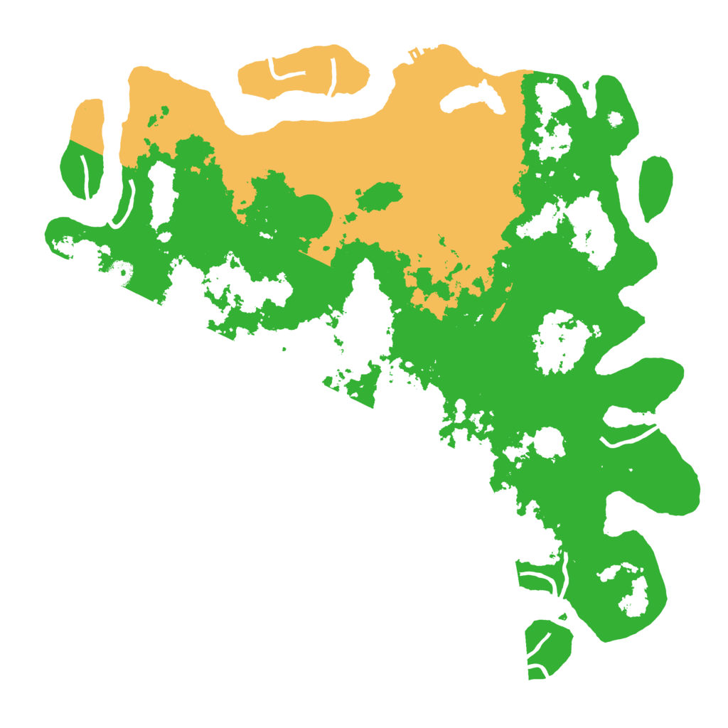 Biome Rust Map: Procedural Map, Size: 4500, Seed: 2436602