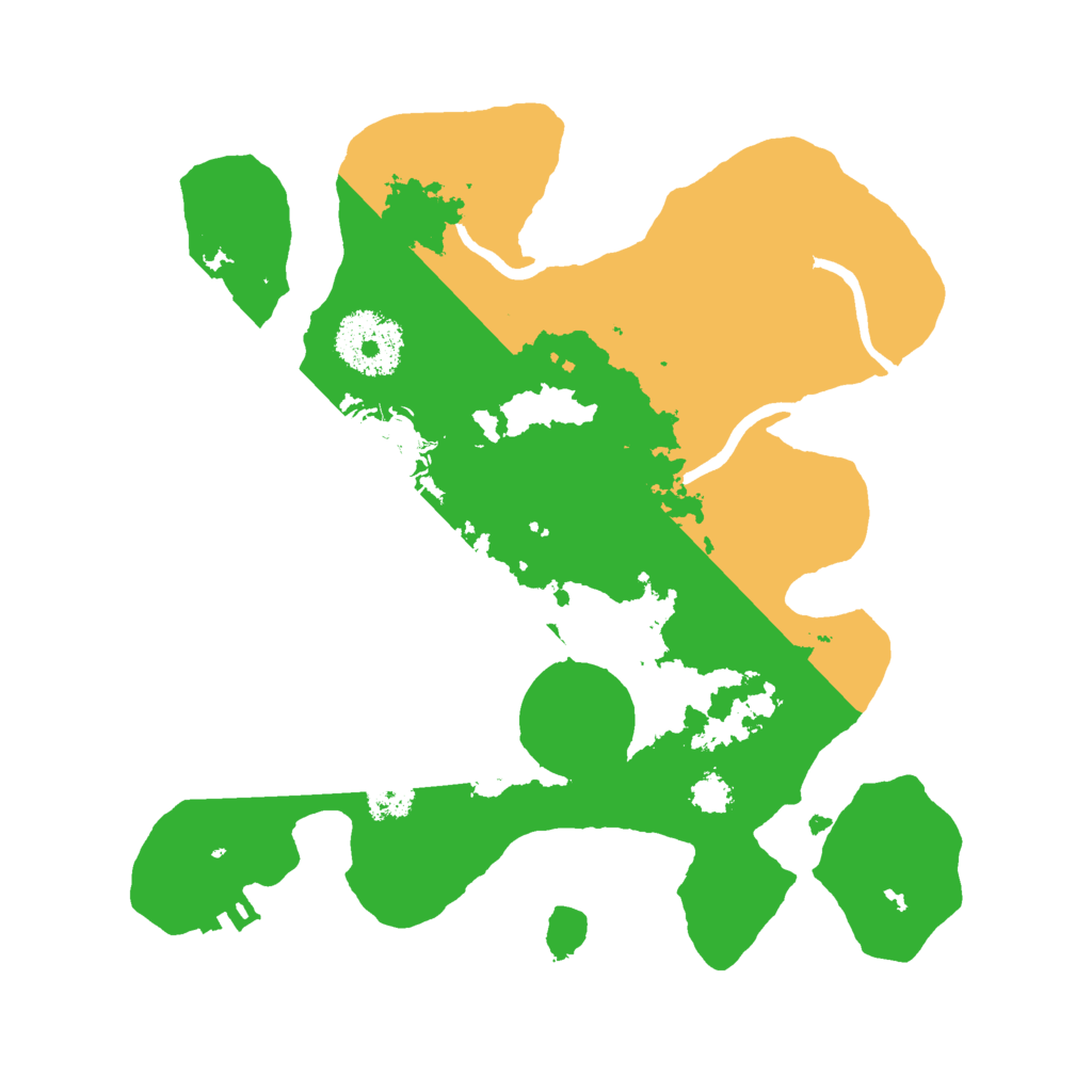 Biome Rust Map: Procedural Map, Size: 2500, Seed: 1827775901